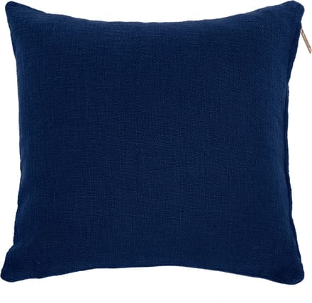Tiseco - Kussen (gevuld) COTTON SLUB - met rits - 60x60 cm - Blauw