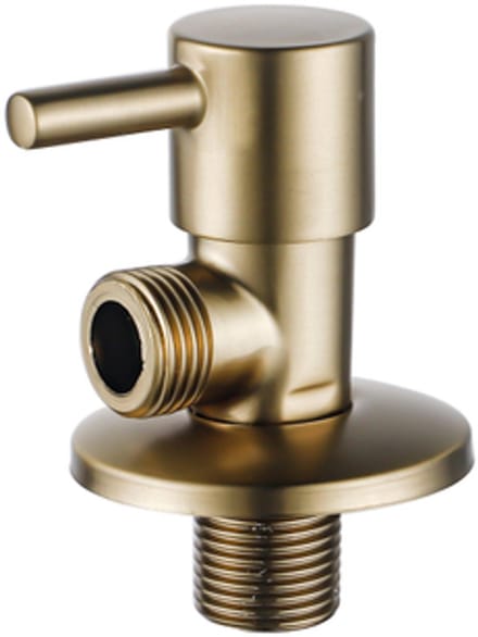 Fugaflow Eccelente Sobrado - stopkraan G1/2 - Geborsteld Messing PVD (Goud)