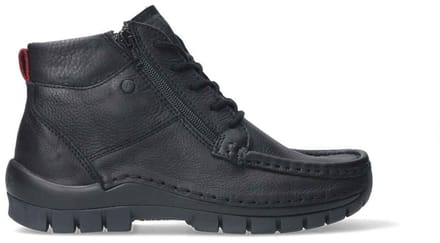 Enkellaarzen Wolky Boost Veterschoenen Hoog - zwart - Maat