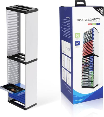 Videogame Discs Opbergdoos - 36-Pack Opslagrek voor PS5 Spellen en Accessoires