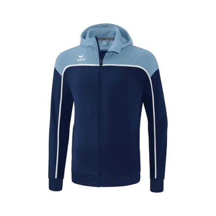 Erima Change Trainingsjack Met Capuchon Heren - Wit / Faded Denim / New Navy | Maat: XL