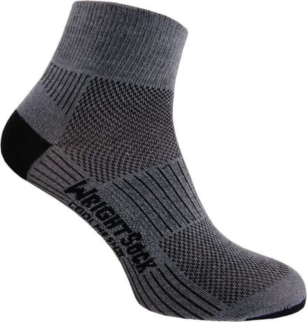 Wrightsock Coolmesh Quarter - Grijs - 34-37