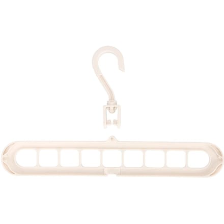 Nordische Draagbare Multifunctionele Hangers 9 Gats Ruimtebesparende Hanger Magische Hanger (Wit) beige