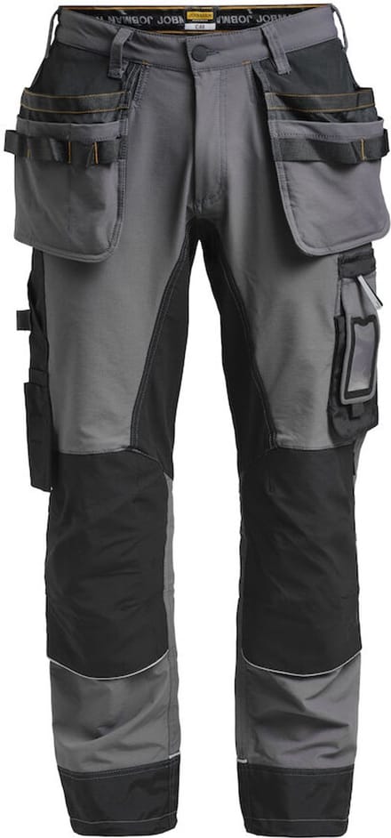 Jobman 2191 Stretch Trousers HP 65219118 - Donkergrijs/Zwart - D096