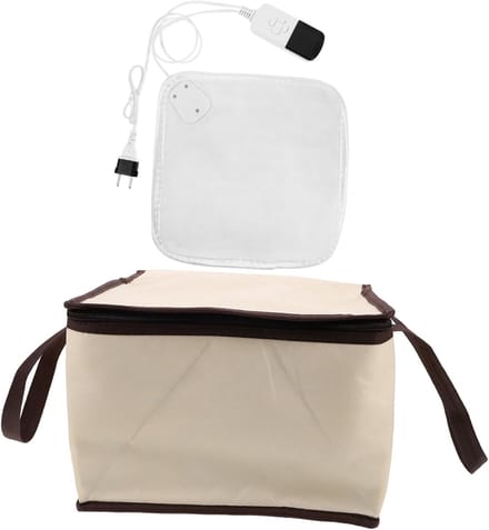 Zuurdesem Deegrijsbox - Rijstoven Deeg - Brood Bakken - Temperatuurregeling - 20 Liter - Beige