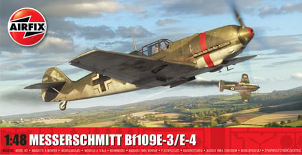 Airfix Modelbouwpakket Vliegtuigen - 05120C Messerschmitt Bf109E-3/E-4 - Propeller Vliegtuig Plastic - 1:48 - Modelbouw