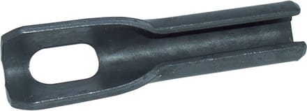 QZ plafondanker met oog 42mm zwart