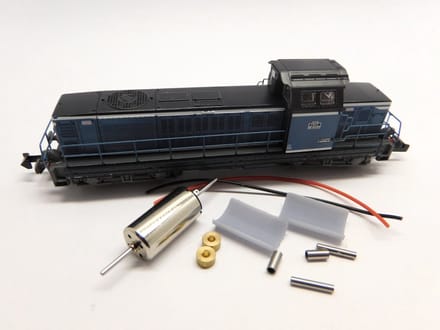 micromotor NP005F ombouwset voor Piko SNCF BB 66000, SNCF 040 DG