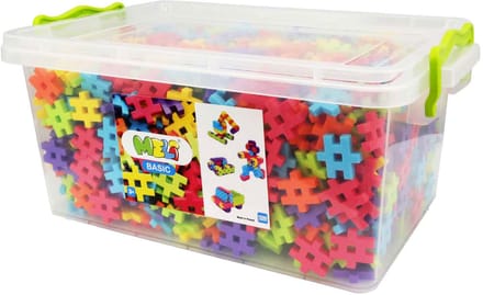 Meli bouwblokken set - 1200-delig creatief speelgoed voor kinderen.