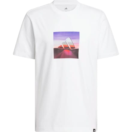adidas T-shirt Heren Summer Heat Graphic Wit - Maat M