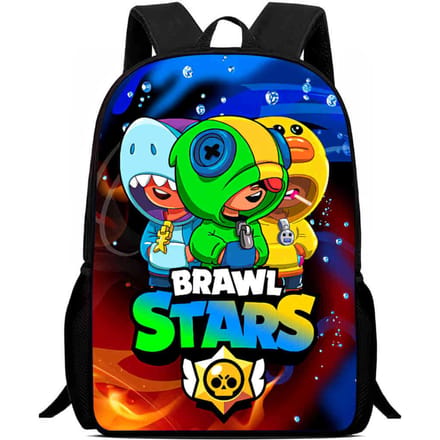 Brawl Stars Schooltas Hoge Definitie Print Multi-Functioneel Lichtgewicht Rugzak