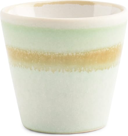 Salt & Pepper Mokkakop 10cl groen Flow (Set van 4)