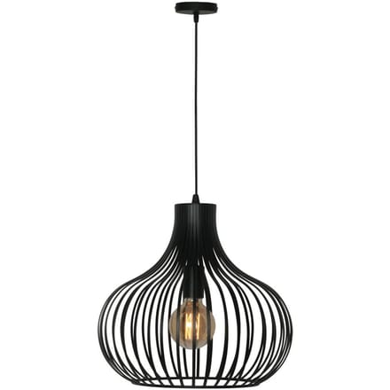 Agila Hanglamp 1 lichts d: 38cm zwart - Modern - Freelight
