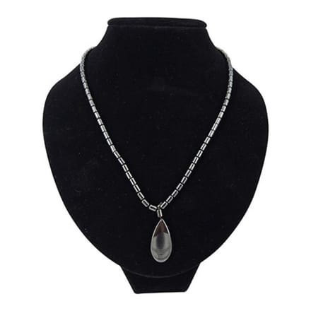 Hematiet ketting druppel