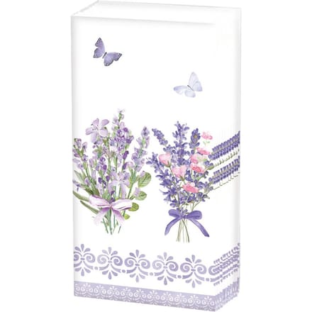 Papieren zakdoeken "Lovely Lavender"