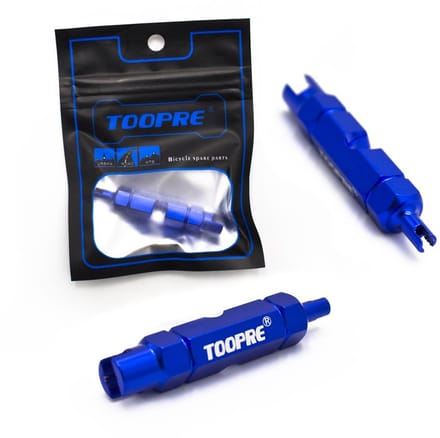 Toopre Valve Tool - Presta/Schrader - Aluminium - Niebieski