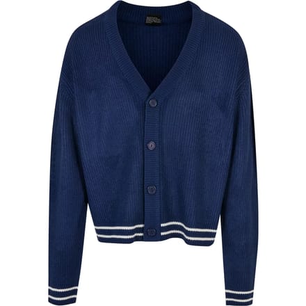 Urban Classics - Sporty Boxy Cardigan - XL - Blauw