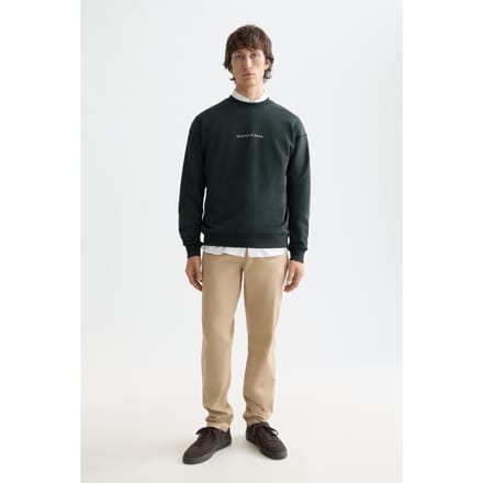 Scotch & Soda Core - Logo Front Chest Sweatshirt Grachten Green Taglia: M | Maglioni a maglia Outlet | Uomo | Verde