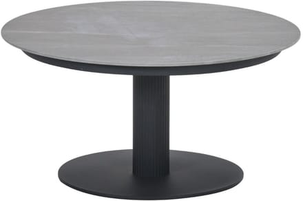 Garden Impressions Nice Salontafel Black/Napoli Sand - Ø80 cm