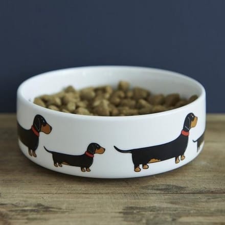 Sweet William Teckel Voerbak - in Cadeaubox