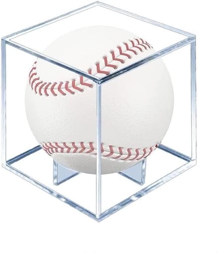Stapelbare Acryl Vitrine voor Honkbal, Golfbal of Tennisbal - UV- & Stofdicht