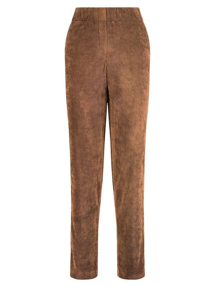 Straight Fit-cordbroek steekzakken Van DAY.LIKE bruin
