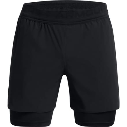 Under Armour Vanish Elite 2in1 Shorts Heren-Zwart