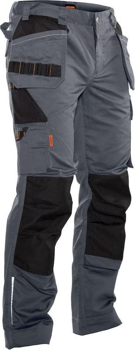Jobman Practical 2322 Werkbroek Holsterpockets - Mannen - Donkergrijs/Zwart - 54
