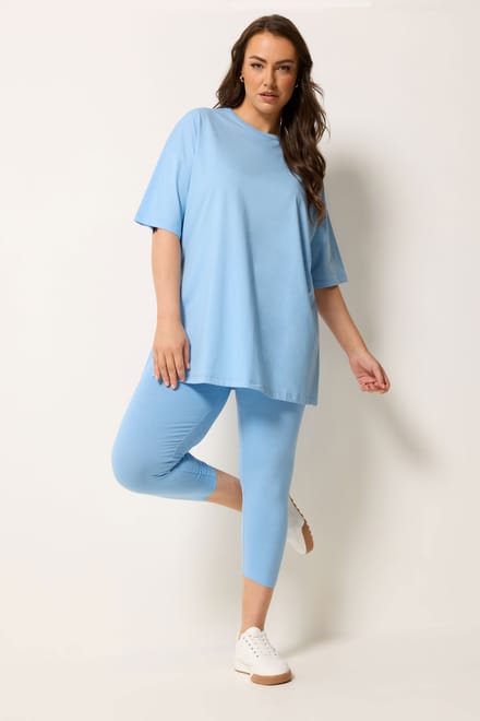 Yours Blauw Longline Tshirt Size 48