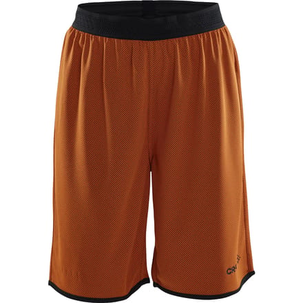 Craft Progress Reversible Short Kinderen - Oranje / Zwart | Maat: 146/152