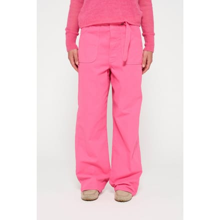 10DAYS Workwear Pants Bright Pink Größe: M | Stoffhosen Outlet | Damen | Rosa