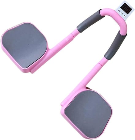 Buikspiertrainer - Core trainer Plank trainer - Thuis trainen - Ergonomisch ontwerp - 28 x 20 x 10 cm - Roze
