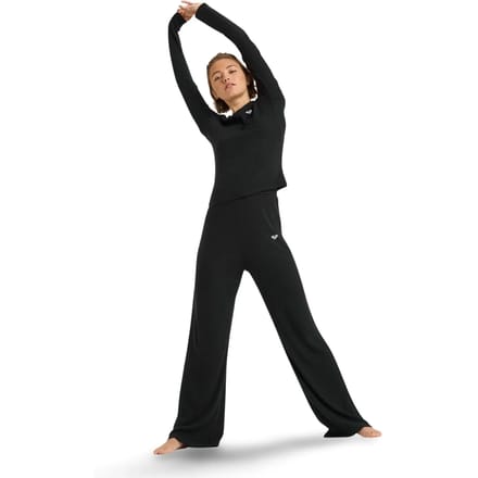 Roxy Rise & Vibe Wide Leg Trainingsbroek Zwart M Vrouw