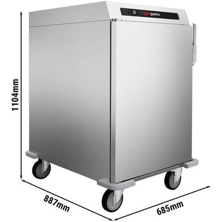 GGM Gastro Bankettwagen Premium - Beheizt - 6x GN 2/1 oder 12x GN 1/1 - Digital