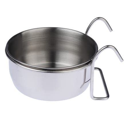 TIAKI RVS hangende voerbak 140 ml / Ø 7,5 cm voor Vogels