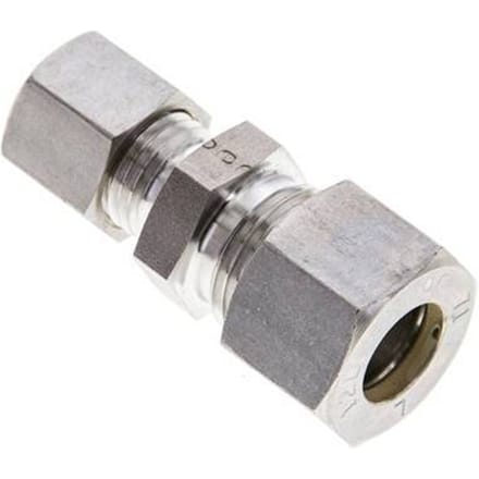 8L & 12L RVS Rechte Knelfitting 315bar ISO 8434-1
