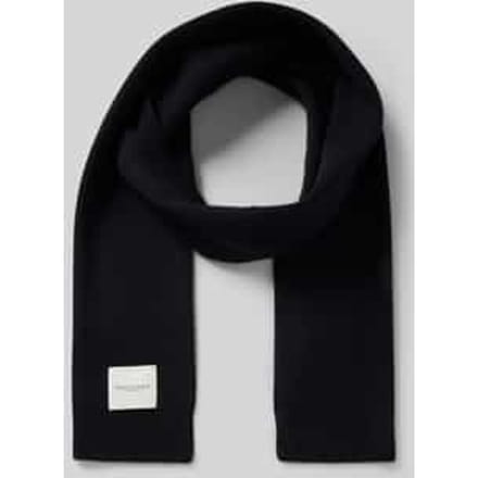 Profuomo Scarf Wool Sjaals Heren - Donkerblauw - Maat ONESIZE