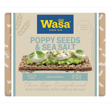 Crunchy Twist Poppy Seeds & Sea Salt