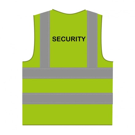 Security hesje RWS limoengroen