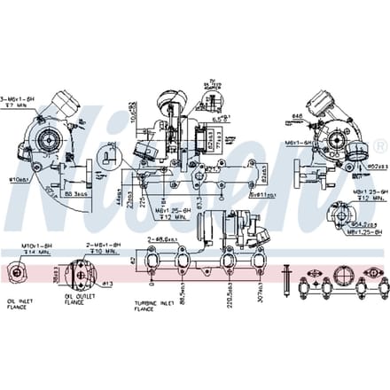 Supercharger, drukvulling NISSENS 93099