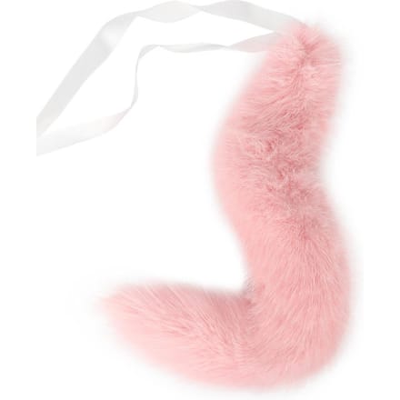 Queue de Renard Peluche Cosplay Queue de Bête Mignonne Spectacle de BD Déguisement Accessoires Queue de Loup Accessoires white