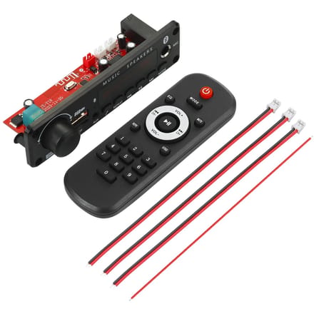 50W DIY versterker Bluetooth MP3 decoderbord DC 12V draadloze auto-audiomuziekspeler 6,5 mm microfoon TF USB FM-radio met microfoon
