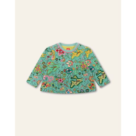 Oilily Hikky Sweater- maat80/18m Creme de Menthe