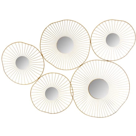 Eazy Living Wandspiegel 79 x 60,5 cm Finou Goud