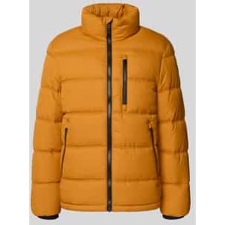 Regular fit gewatteerd jack met opstaande kraag