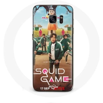 Case voor Samsung Galaxy S7 Edge Squid Game Series Spelers Soldaten Pop