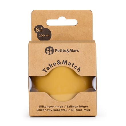 Petite&Mars | Siliconen Beker Intense Ochre