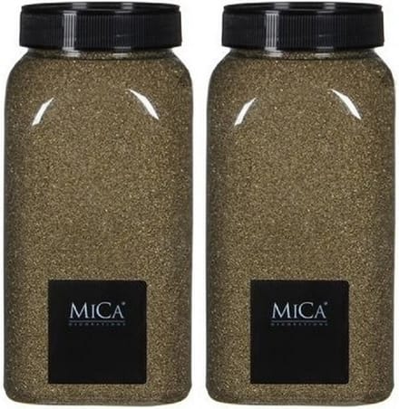 Decoratie/hobby zand goud 2 kg - Home Deco - Woonaccessoires - decoratie materialen