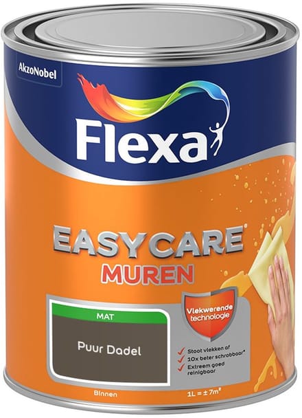 Flexa - Easycare Muren - Puur Dadel - Mengverf - 1 L