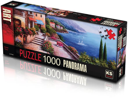 KS Games Break Time Panorama – Puzzel – 1000 stukjes – 96 x 34 cm